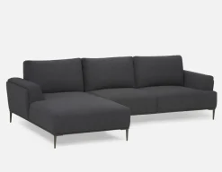 VICTOR contemporary left-facing sectional sofa
