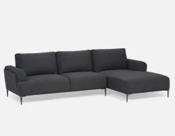 VICTOR contemporary left-facing sectional sofa