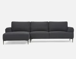 VICTOR contemporary left-facing sectional sofa