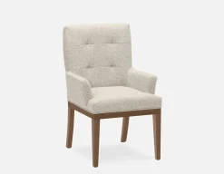 VICTORIA tufted dining armchair