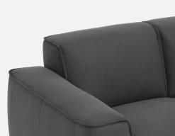 VIGO 100% leather apartment sofa