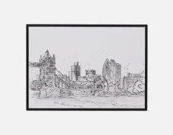 VILLE III framed wall art 103x73cm "Ville III"