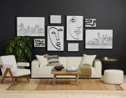VILLE III framed wall art 103x73cm 