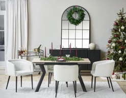 WILLMA extendable modern dining table 140cm to 200cm
