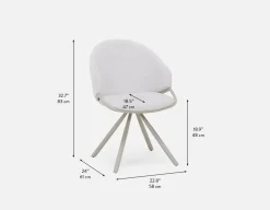 YANO modern contemporary dining chair