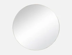 ZANDER round stainless steel mirror 100 cm x 100 cm