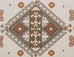 ZIBBA woven cotton rug 122 cm x 183 cm